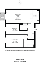 Floorplan area for info only, not for £/sq. ft valuation
