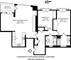 Floorplan area for info only, not for £/sq. ft valuation