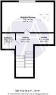 Floorplan Second floor