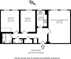 Floorplan area for info only, not for £/sq. ft valuation