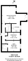 Floorplan area for info only, not for £/sq. ft valuation
