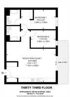 Floorplan area for info only, not for £/sq. ft valuation
