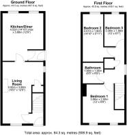 74 High Street, Dilton Marsh, Westbury - all floor