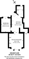 Floorplan area for info only, not for £/sq. ft valuation
