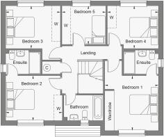 Dandara - The Meadows - The Kingston, Home 16 floorplan