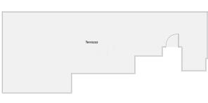 Planimetria terrazzo piano 3