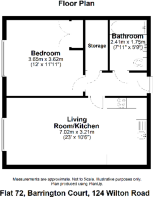 Floorplan area for info only, not for £/sq. ft valuation