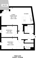 Floorplan area for info only, not for £/sq. ft valuation