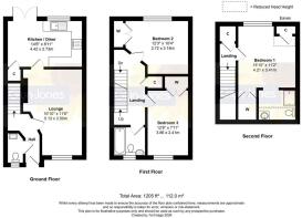Floorplan - 3, Watersmead Drive, Littlehampton, BN