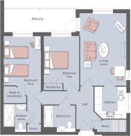 Typical two bedroom 