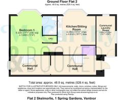 Flat 2 Skelmorlie, 1 Spring Gardens, Ventnor - all