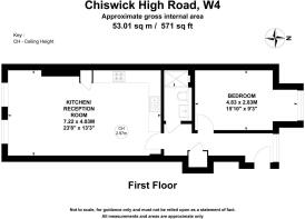 Flat 2, 314 Chiswick High Road. Chiswick, London W