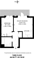 Floorplan area for info only, not for £/sq. ft valuation