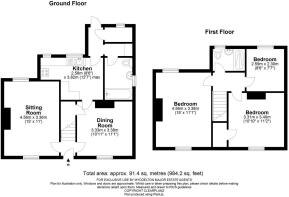 2 Manor Cottages, Ham - Floorplan