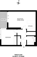 Floorplan area for info only, not for £/sq. ft valuation