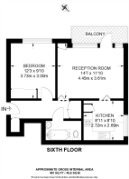 Floorplan area for info only, not for £/sq. ft valuation