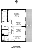 Floorplan area for info only, not for £/sq. ft valuation