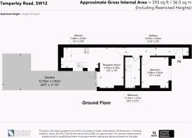 Floor plan of Temperley Road, SW12