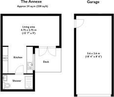 Annexe and garage