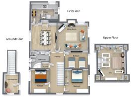 Upper Flat, Whinfield House - 3D - 1. Floor - Lett