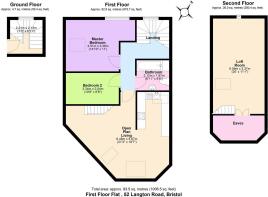 First Floor Flat , 52 Langton Road, Bristol - all