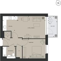 Menier Apartments - Floorplan