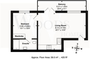 Flat 21, Rainbow View, Parkers Way, Totnes, TQ9 5U