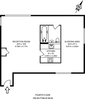 Floorplan area for info only, not for £/sq. ft valuation