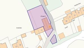 Lillegarth Cottage, Smalldale, Bradwell, site plan