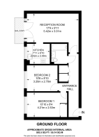 Floorplan area for info only, not for £/sq. ft valuation