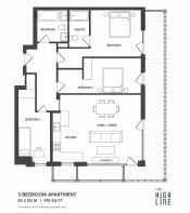 3-bedroom layout