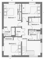 Dandara - The Russetts - The Rowan, Home 24 floorplan