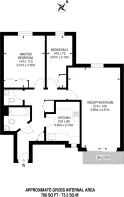 Floorplan area for info only, not for £/sq. ft valuation