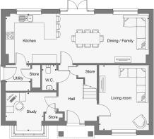 Dandara - Braeburn Fields - The Kingston, Home 080 floorplan