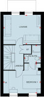 First floor of the 3 bedroom Greenwood