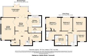 Highgrove, Hallets Shute, Yarmouth - all floors.JP