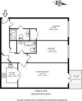 Floorplan area for info only, not for £/sq. ft valuation