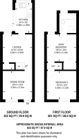 Floorplan area for info only, not for Â£/sq. ft valuation