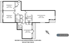 Spacious 3 Bed | 4 Balcony | 2 Bathroom Apartment