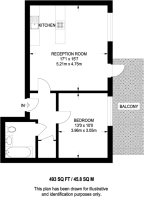 Floorplan area for info only, not for £/sq. ft valuation