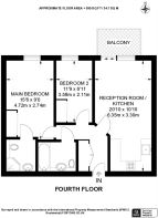Floorplan area for info only, not for £/sq. ft valuation