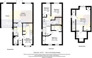 Floorplan - 62, Watersmead Drive, Littlehampton, B