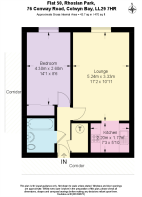 Floor Plan - Flat 50, Rhoslan Park, 76 Conway Road