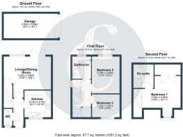 22 Otters Holt, Stratford Upon Avon - all floors (