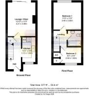 Floorplan - 3 Hampton Court, River Road, Littleham