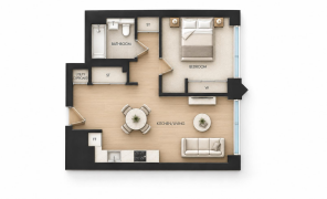 Refined one-bedroom apartment floorplan-1.png