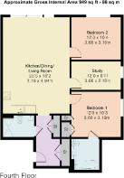 Flat 404 floorplan