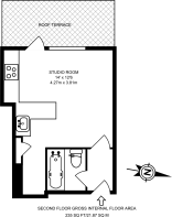 Floorplan area for info only, not for £/sq. ft valuation