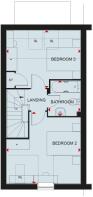 DWH Orchard Green The Greenwood Part L second floor plan