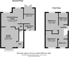 15 Wenlock Close, Belmont, Hereford - all floors.J